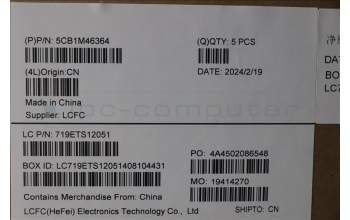 Lenovo 5CB1M46364 Tastatur inkl. Topcase ASM_UK L 83EQFPAGN
