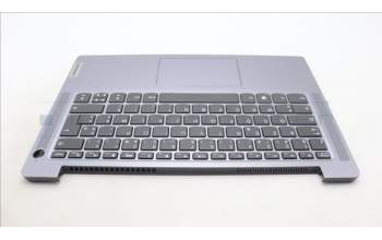 Lenovo 5CB1M46375 C-Cover with keyboard, French, Arctic Grey, Fingerprint, US