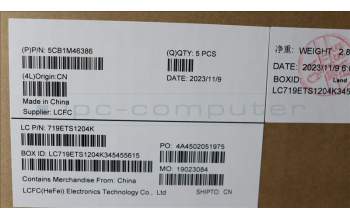 Lenovo 5CB1M46386 Tastatur inkl. Topcase schweiz L 83EQFPAGN