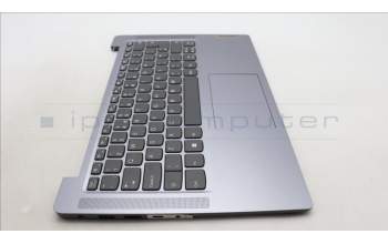 Lenovo 5CB1M46395 C-Cover with keyboard, UK English, Arctic Grey, Non-Fingerprint, UK
