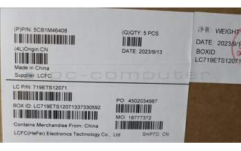 Lenovo 5CB1M46408 Tastatur inkl. Topcase ASM_ARA L 83EQNFPAGN
