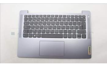 Lenovo 5CB1M46414 C-Cover with keyboard, Belgian, Arctic Grey, Non-Fingerprint, UK