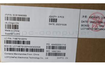 Lenovo 5CB1M46569 Tastatur inkl. Topcase spanisch L 83EQNFPABN