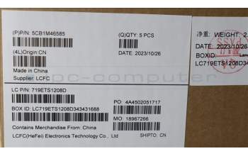 Lenovo 5CB1M46585 Tastatur inkl. Topcase ASM_NORDIC L 83EQNFPABN