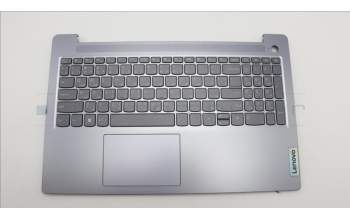 Lenovo 5CB1M46844 C-Cover with keyboard, Arabic, Arctic Grey, Backlight, Fingerprint, US