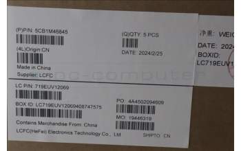 Lenovo 5CB1M46845 Tastatur inkl. Topcase ASM_BEL L 83EMAGFP BL
