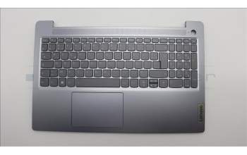 Lenovo 5CB1M46851 C-Cover with keyboard, French, Arctic Grey, Backlight, Fingerprint, US