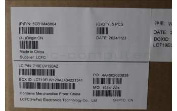 Lenovo 5CB1M46864 Tastatur inkl. TopcaseASM_NORDIC L 83EMAGFP BL