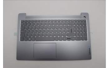 Lenovo 5CB1M46864 C-Cover with keyboard, Nordic, Arctic Grey, Backlight, Fingerprint, UK