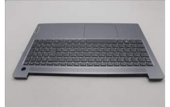 Lenovo 5CB1M46864 C-Cover with keyboard, Nordic, Arctic Grey, Backlight, Fingerprint, UK