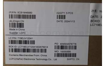 Lenovo 5CB1M46880 Tastatur inkl. Topcase ASM_CZE/SLK L 83EMAG BL