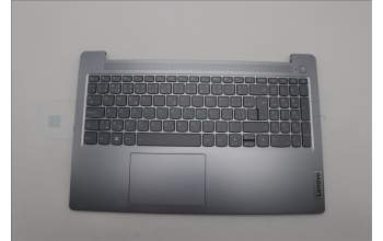 Lenovo 5CB1M46880 C-Cover with keyboard, Czech/Slovakian, Arctic Grey, Backlight, UK