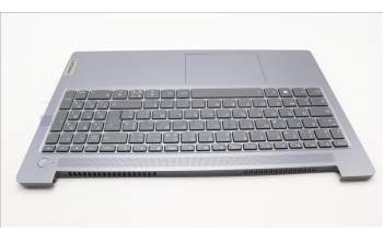 Lenovo 5CB1M46883 C-Cover with keyboard, French, Arctic Grey, Backlight, US