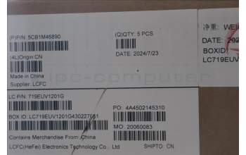 Lenovo 5CB1M46890 Tastatur inkl. Topcase ASM_HUN L 83EMAG BL