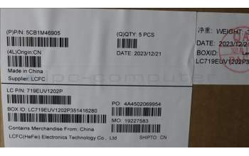 Lenovo 5CB1M46905 Tastatur inkl. Topcase ASM_UK L 83EMAG BL