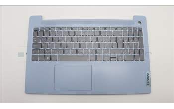 Lenovo 5CB1M46937 C-Cover with keyboard, UK English, Frost Blue, Backlight, Fingerprint, UK