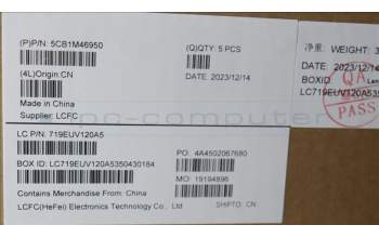 Lenovo 5CB1M46950 Tastatur inkl. Topcase deutsch L 83EMFB BL