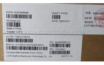 Lenovo 5CB1M46988 Tastatur inkl. Topcase ASM_ITA L 83EMABFP BL