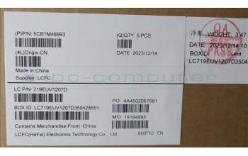 Lenovo 5CB1M46993 Tastatur inkl. Topcase ASM_POR L 83EMABFP BL