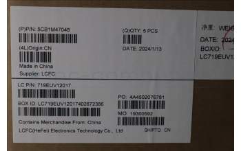 Lenovo 5CB1M47048 Tastatur inkl. Topcase ASM_FRA L 83EMAGFP NBL