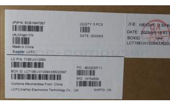 Lenovo 5CB1M47067 Tastatur inkl. Topcase ASM_ENG L 83EMAG NBL