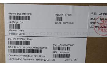 Lenovo 5CB1M47080 Tastatur inkl. Topcase deutsch L 83EMAG NBL