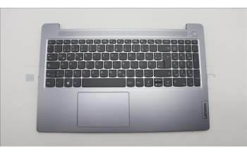 Lenovo 5CB1M47080 C-Cover with keyboard,German,Arctic Grey,Non_Backlight