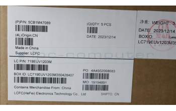 Lenovo 5CB1M47089 Tastatur inkl. Topcase ASM_SLV L 83EMAG NBL