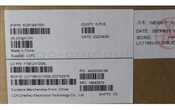 Lenovo 5CB1M47091 Tastatur inkl. TopcaseASM_EURO ENG L 83EMAG NBL