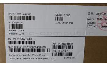Lenovo 5CB1M47563 Tastatur inkl. Topcase ASM_ITA L 83EMAB NBL