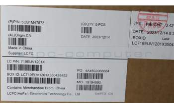 Lenovo 5CB1M47573 Tastatur inkl. Topcase ASM_FRA L 83EMAB NBL