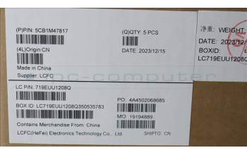 Lenovo 5CB1M47817 Tastatur inkl. Topcase ASM_ARA L 83ELFPAG