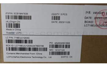 Lenovo 5CB1M47836 Tastatur inkl. Topcase ASM_NORDIC L 83ELFPAG