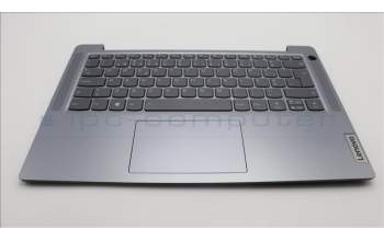 Lenovo 5CB1M47837 C-Cover with keyboard, Portuguese, Arctic Grey, Fingerprint, UK