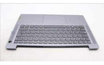 Lenovo 5CB1M47840 C-Cover with keyboard, Spanish, Arctic Grey, Fingerprint, UK