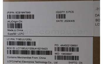 Lenovo 5CB1M47849 Tastatur inkl. Topcase ASM_BEL L 83ELNFPAG
