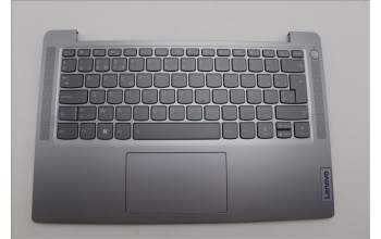 Lenovo 5CB1M47849 C-Cover with keyboard, Belgian, Arctic Grey, Non-Fingerprint, UK