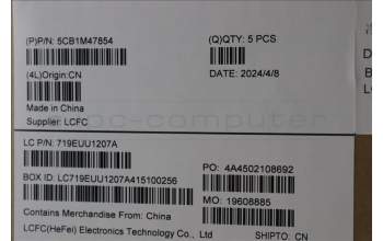 Lenovo 5CB1M47854 Tastatur inkl. Topcase ASM_EURO ENG L83ELNFPAG