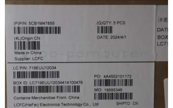 Lenovo 5CB1M47855 Tastatur inkl. Topcase ASM_FRA L 83ELNFPAG