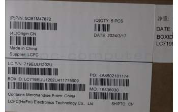 Lenovo 5CB1M47872 Tastatur inkl. Topcase schweiz L 83ELNFPAG