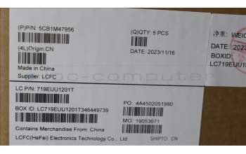 Lenovo 5CB1M47956 Tastatur inkl. Topcase ASM_ITA L 83ELFPAB