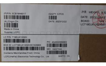 Lenovo 5CB1M48017 Tastatur inkl. TopcaseASM_ITA L83ENFPAGNBL