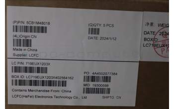 Lenovo 5CB1M48018 Tastatur inkl. TopcaseASM_SPA L83ENFPAGNBL