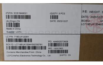 Lenovo 5CB1M48021 Tastatur inkl. TopcaseASM_POR L83ENFPAGNBL