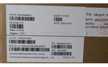 Lenovo 5CB1M48035 Tastatur inkl. TopcaseASM_BEL L83ENFPAGNBL