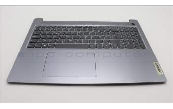 Lenovo 5CB1M48035 C-Cover with keyboard, Belgian, Arctic Grey, Non-Backlight, Non-Fingerprint, UK