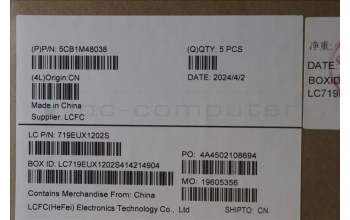 Lenovo 5CB1M48038 Tastatur inkl. TopcaseASM_SWS L83ENFPAGNBL