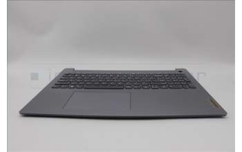Lenovo 5CB1M48039 C-Cover with keyboard, US English Euro, Arctic Grey, Non-Backlight, Non-Fingerprint, US
