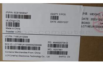 Lenovo 5CB1M48047 Tastatur inkl. TopcaseASM_UK L83ENNFPAGNBL