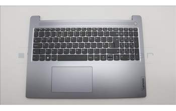 Lenovo 5CB1M48047 C-Cover with keyboard, UK English, Arctic Grey, Non-Backlight, Non-Fingerprint, UK
